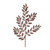 Glittered Leaf Artificial Christmas Sprays - 26.5" - Bronze Tone - Set of 6 - IMAGE 1