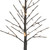 LED Lighted Glittered Christmas Twig Tree - 36" - Black - IMAGE 2