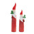 Wooden Santa Christmas Figures - 18" - Set of 2 - IMAGE 1