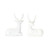 Set of 12 White Sitting Deer Tabletop Figurines 6" - IMAGE 3