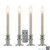 Window Hugger Candles with Remote - 10" - Brushed Nickel - Set of 4 - IMAGE 4