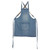 Suspender-Style Unisex Adult Kitchen Apron - 30.75" - Blue - IMAGE 1