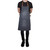 BBQ Style Denim Kitchen Apron - 36.25" - Gray - IMAGE 4