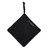 Classic Leather Square Pot Holder - 7.75" - Black - IMAGE 1