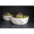 Dented Ceramic Large Serving Bowl - 7" - Set of 2 - IMAGE 2