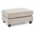 Upholstered Tufted Ottoman - 38" - Beige - IMAGE 2