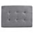 Upholstered Tufted Ottoman - 38" - Gray - IMAGE 4