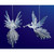 Icy Crystal Flying Angel Christmas Ornaments - 7.5" - Pack of 8 - IMAGE 2