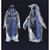 Large Penguin Christmas Figurine Decorations - 5.5" - Set of 2 - IMAGE 1