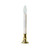 Lighted Window Candles with Sensor - 9" - White and Brass Finish - Set of 4 - IMAGE 4
