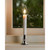 LED Lighted Window Candles with Sensor - 9" - White and Pewter - Set of 4 - IMAGE 2