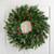 Real Touch™ Pre-Lit Mixed Noble Spruce Wreath - 24" - Clear Lights - IMAGE 1