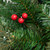 Real Touch™ Pre-Lit Mixed Noble Spruce Wreath - 24" - Clear Lights - IMAGE 5