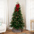 Real Touch™️Pre-Lit Mixed Noble Spruce Artificial Christmas Tree - 6.5' - Clear - IMAGE 1