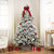 Real Touch™ Elite Pre-Lit Flocked Yukon Pine IPT Artificial Christmas Tree - 7' Dual Color LED - IMAGE 5