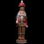 LED Lighted Gingerbread Christmas Nutcracker - 29" - Brown and Red - IMAGE 3