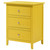 3-Drawer Wood Nightstand - 25" - Yellow - IMAGE 2