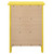 3-Drawer Wood Nightstand - 25" - Yellow - IMAGE 4