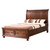 Wooden Sleigh Queen Panel Bed with Two Storage Drawers - 97" - Brown - IMAGE 6