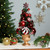 Peppermint Swirls Christmas Tabletop Potted Tree - 17" - Red and White - IMAGE 1