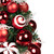 Peppermint Swirls Small Christmas Potted Tree - 17" - Red and White - IMAGE 5