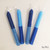 Two-Tone Honeycomb Beeswax Hanukkah Candles - 4" - Blue - 45ct - IMAGE 4