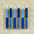 Two-Tone Honeycomb Beeswax Hanukkah Candles - 4" - Blue - 45ct - IMAGE 5