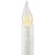 LED Flickering Window Candle with Timer - 8.5" - Brass and White - Set of 4 - IMAGE 5