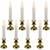 LED Flickering Window Candles with Timer - 8.5" - Set of 8 - IMAGE 1