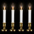 Single Light Window Candles - 9" - White - Set of 4 - IMAGE 2