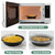 50-Count 48 oz. Black Microwavable Plastic Take Out Container with Clear Lid - IMAGE 5