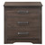 3-Drawer Wooden Nightstand - 23" - Dark Brown - IMAGE 1