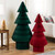 Accordion Honeycomb Foldable Paper Christmas Tree - 3' - Red - IMAGE 3