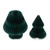 Accordion Honeycomb Foldable Paper Christmas Tree - 3' -  Dark Green - IMAGE 4