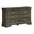 6-Drawer Wooden Bedroom Dresser - 57" - Gray - IMAGE 2