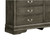 6-Drawer Wooden Bedroom Dresser - 57" - Gray - IMAGE 4