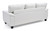 Flared Arm Faux Leather Tufted Straight Sofa - 78" - White - IMAGE 4