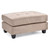 Upholstered Tufted Ottoman - 38" - Mocha - IMAGE 2