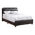 Faux Leather Tufted Wooden Panel Full Bed - 83" - Brown - IMAGE 3