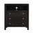 3-Drawer Wooden TV Media Chest - 36" - Black - IMAGE 1