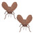 Bumble Bee Outdoor Garden Figurines - 7.25" - Set of 2 - Bronze Finish - IMAGE 3