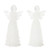 Frosted Angel Figurines - 6.5" - White - Set of 4 - IMAGE 1
