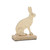 Sitting Rabbit Metal Figures - 8.25" - Set of 2 - IMAGE 2