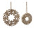 Cut-Out Snowflake Wooden Christmas Ornaments - 6" - 12ct - IMAGE 1