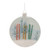 Ski and Snow Glass Christmas Disc Ornaments - 4.5" - 6ct - IMAGE 1