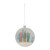 Ski and Snow Glass Christmas Disc Ornaments - 4.5" - 6ct - IMAGE 3