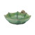 Hedgehog with Leaf and Umbrella Bird Bath - 13.25" - Set of 2 - IMAGE 2
