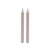 Medium Flameless LED Taper Candles - 8.5" - Pink - Set of 2 - IMAGE 1