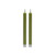Medium LED Flameless Taper Candles - 8.5" - Green - Set of 2 - IMAGE 1