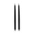Tall 3D Flame LED Taper Candles - 11.75" - Gray - Set of 2 - IMAGE 1